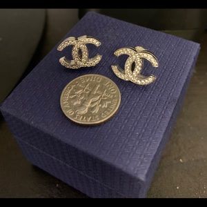 Chanel stud earrings